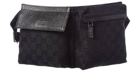 black gucci waist pouch|gucci waist bag sale.